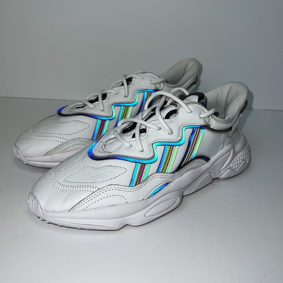 adidas Other - Adidas Originals Ozweego Cloud White Holographic Sneakers Unisex Men’s Size 7